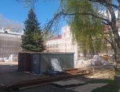 Реставрацию Надвратного корпуса на подворье Псково-Печерского монастыря завершат в июне