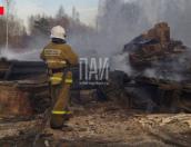Два дома сгорели в Палкинском районе