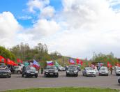 Автопробег в поддержку российской армии прошёл в Псковском районе