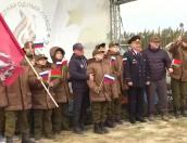 Международный патриотический поход посетило около ста участников