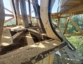 ФОТО. На башне Святых ворот в Печорах продолжается реставрация