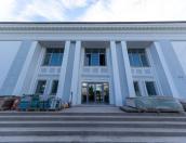 Реконструкция бывшего кинотеатра «Октябрь» завершена на 75%