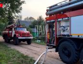 Пожарные ликвидировали возгорание дома в Пушкиногорском районе