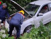 Автомобиль вылетел в кювет в Гдовском районе