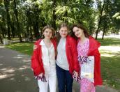 Акция «Российский триколор» проходит в Пскове
