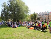 <strong>Торжественное открытие Форума молодых семей состоялось&nbsp;в сквере ПсковГУ</strong>
