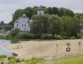 <strong>Вода в Великой в районе городского пляжа Пскова не соответствует нормам</strong>
