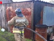 Девушка получила ожоги в результате возгорания ёмкости с бензином