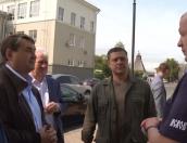 Псковский губернатор и помощник президента осмотрели Троицкий мост
