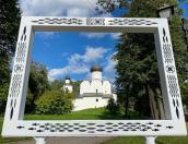 Фоторамку со снетком установили в Детском парке Пскова