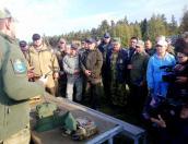 Первое практическое занятие провели для членов отряда «Дружина» в Псковской области