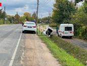 Автомобиль вылетел в кювет в Острове
