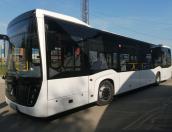 Новый низкопольный автобус НефАЗ протестировали в Пскове
