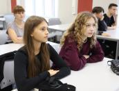 Профориентационное занятие провели для девятиклассников в ПсковГУ
