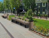 Новые скамейки установят в центре Пскова