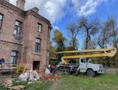 Капремонт идёт в историческом здании Пскова
