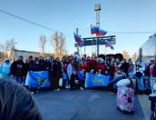 В Пскове встречают участников Всемирного фестиваля молодёжи