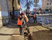 Обеспыливание дорог началось в Великих Луках