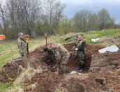 Останки восьмерых бойцов обнаружили поисковики во время «Вахты Памяти» в Пустошкинском районе