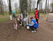 Пустошане привели в порядок городской парк