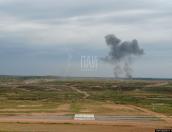 Военные учения проходят на полигоне «Завеличье»