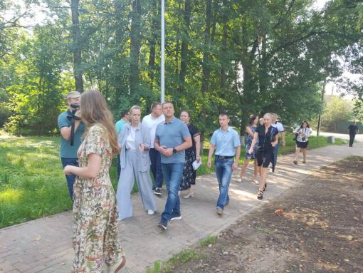 Благоустройство сквера и скейт-парка в Палкино оценил Михаил Ведерников