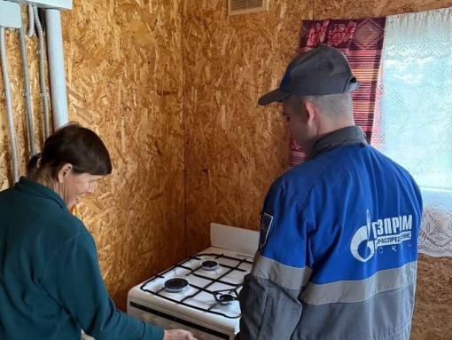 Газопровод ввели в эксплуатацию в псковской деревне Заборовка