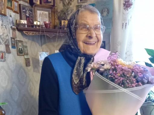 100-летний юбилей отмечает жительница Идрицы Клавдия Богданова
