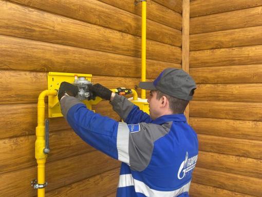 Газопровод ввели в эксплуатацию в великолукской деревне Никулино