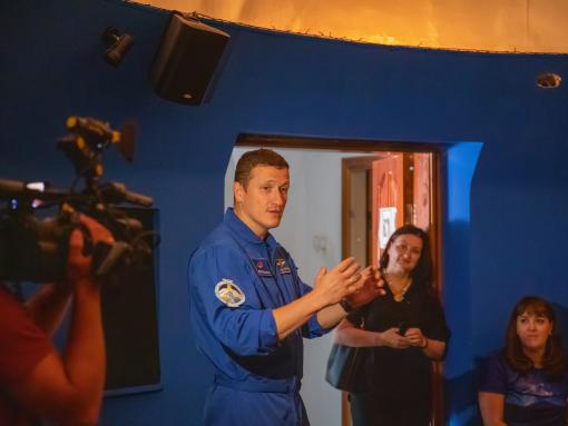 Космонавт Сергей Кудь-Сверчков планирует вновь посетить Псков
