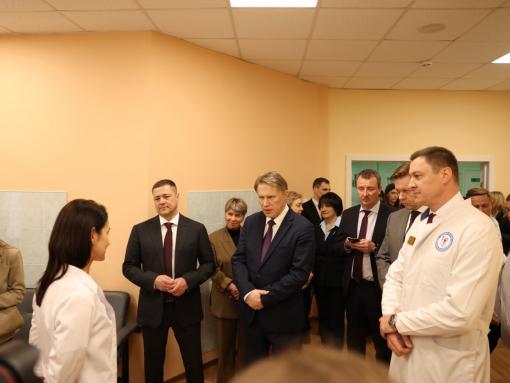 Михаил Мурашко: Отмечаю в Псковской области позитивную ситуацию с лечением пациентов с онкологией