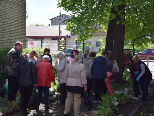 Ежегодная весенняя акция «Укрась свой город» прошла в Опочке