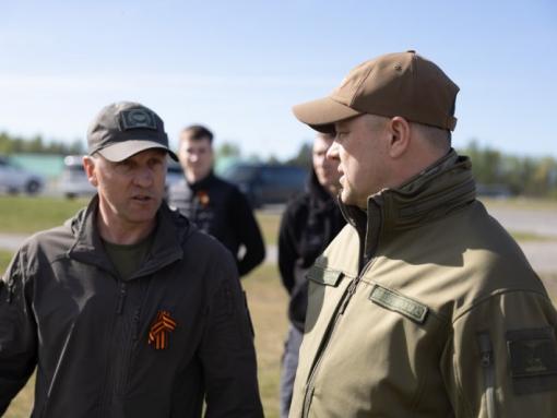 Михаил Ведерников провёл стрелковую тренировку с курсантами центра «Воин» перед «Зарницей 2.0»