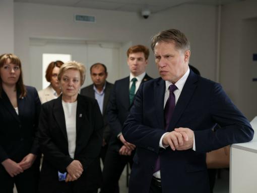 Глава Минздрава РФ находится с рабочим визитом в Псковской области