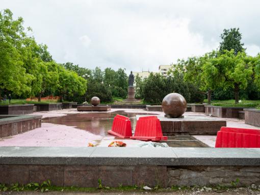 Фонтан и памятник княгине Ольге обновят в Пскове