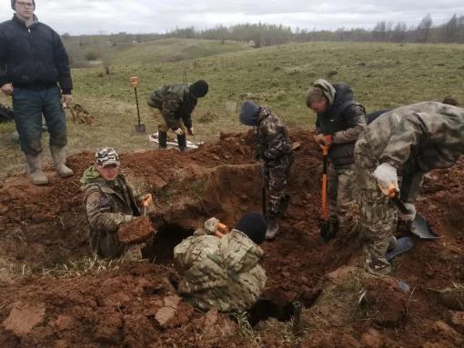 Останки 45 советских солдат нашли участники экспедиции «Великолукский рубеж – 2026»