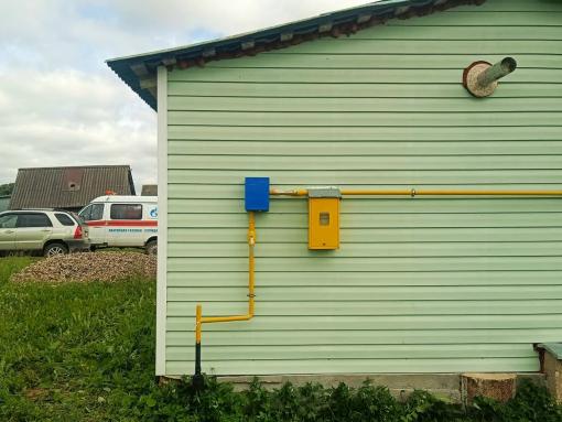 Догазификацию завершили в пыталовской деревне Вышгородок