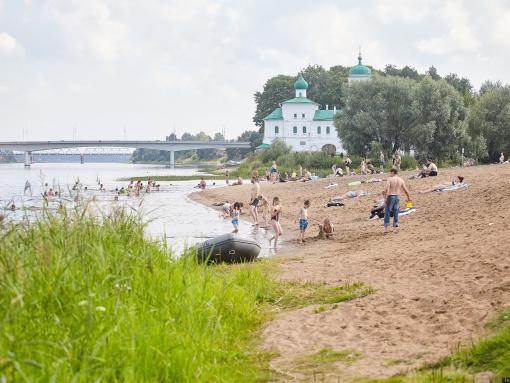 В Псковской области разрешено купаться только на 11 пляжах