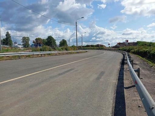На трассе Псков – Изборск запустили временный объезд для строительства Северного обхода