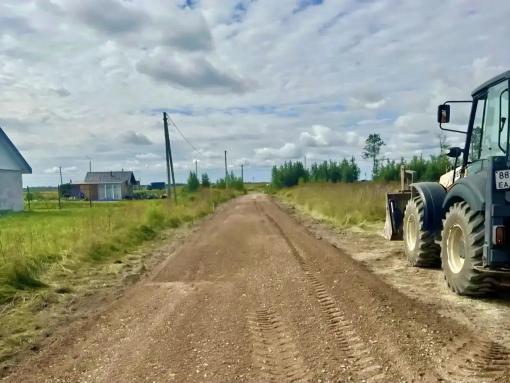 Строительство дороги завершили в Логозовичах по проекту ТОС