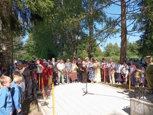 В Дедовичском районе прошли мероприятия к 85-й годовщине образования партизанского края