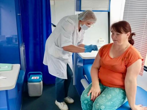 В Дедовичском и Порховском районах провели выездную вакцинацию от гриппа